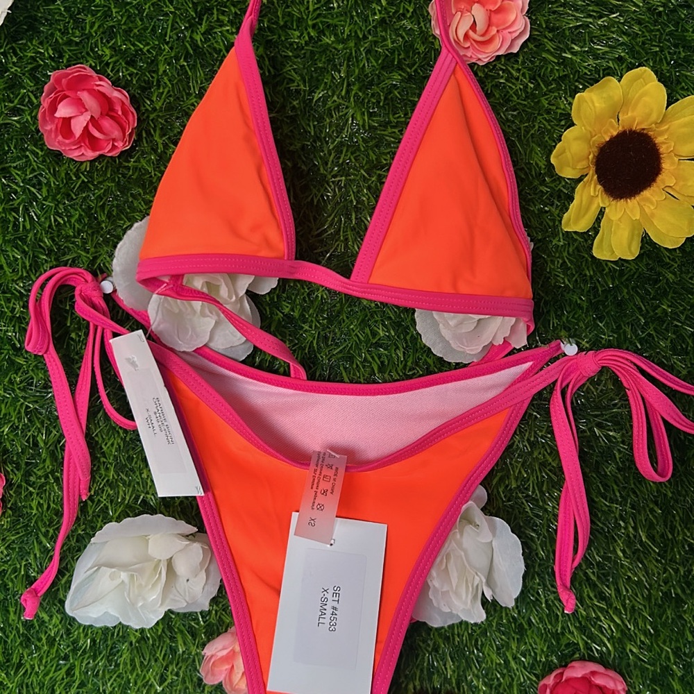 Barbie Bright Pink and Orange Bikini